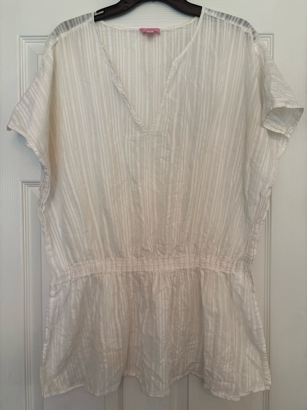 Breezy boho with a side of preppy - coverup or top